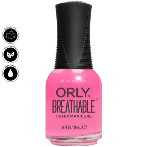 ORLY Breathable 3-In-1 Halal Nail Polish - Burst Your Bubblegum 18ml ...