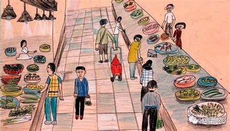 菜市场 Cartoon 的图像结果