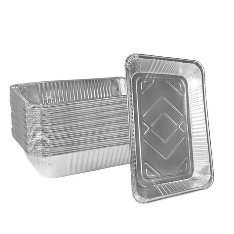 [10] Aluminum Pans 9x13 Disposable Foil Pans Half Size Steam Table ...