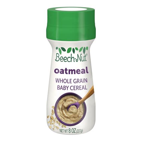 Beech-Nut Stage 1 Oatmeal Baby Cereal, 8 oz Canister - Walmart.com