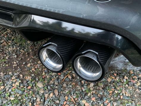 F-SERIES PERFORMANCE STYLE CARBON FIBRE EXHAUST TAIL PIPES – Karbon Auto