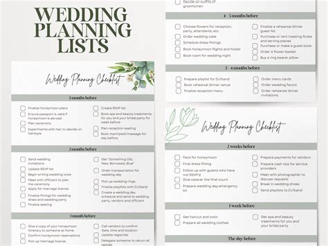 Image result for Wedding Checklist Free Edit Printable