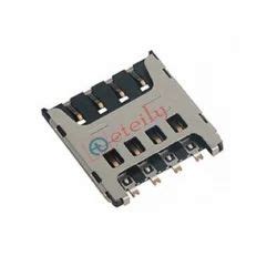 SIM Card Connector - Micro SIM Card Connector 6 Pin Slide Type with ...