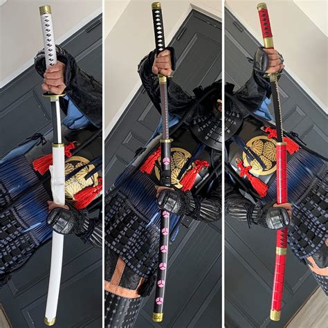 Buy 41 Roronoa Zoro Steel Swords Real,Kitetsu,Wado Ichimonji,Shusui ...