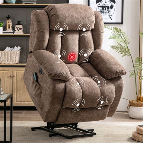 Buy ANJ Power Massage Lift Recliner Chair with Heat & Vibration for ...