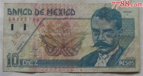 墨西哥 10000比索 1989.-世界钱币收藏网|外国纸币收藏网|文交所免费开户（目前国内专业、全面的钱币收藏网站）