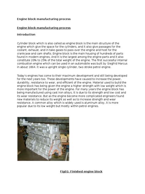 Engine Block Manufacturing Process 的图像结果
