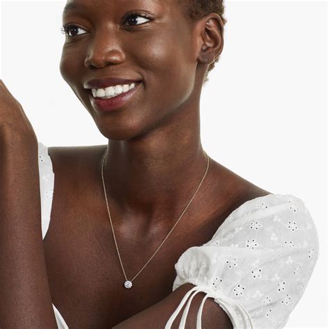 14K Yellow Gold Halo Lab-Grown Diamond Pendant (0.50 CTW - F-G / VS2 ...