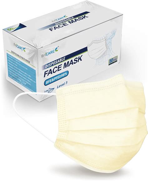 FriCARE Disposable Face Masks, 3-Ply ASTM Level 3 India | Ubuy