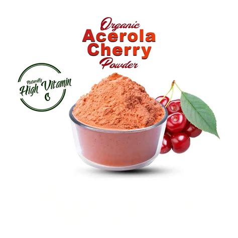 Organic Acerola Cherry Powder (25% Vitamin C) - Wholesale Health Food ...
