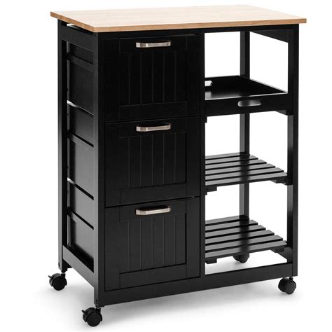 Buy Giantex Kitchen Island Cart, Home Bar Serving Cart, Kitchen Trolley ...