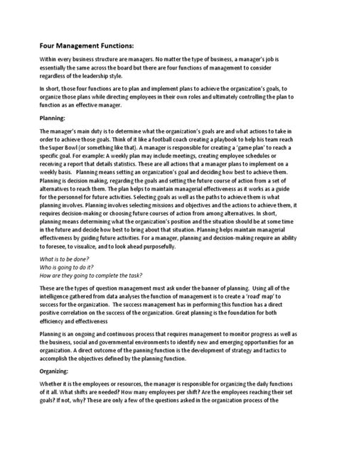 Image result for Functions of Management PDF