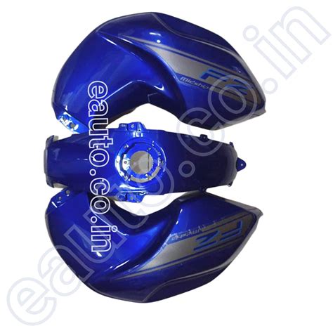 Tank Cover for Yamaha FZ | FZ16 | FZ-S V1 | Dark Blue | Set of 3