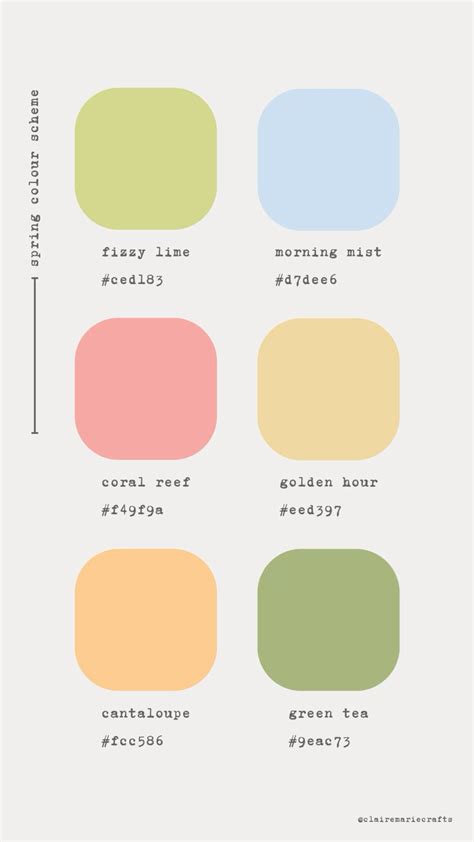 Image result for Spring Color Palette