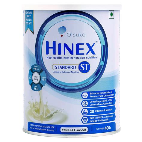 Hinex ST Vanilla Powder | Uses, Side Effects, Price | Apollo Pharmacy