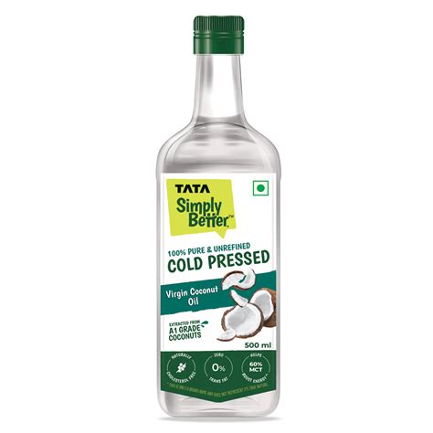 Home / Cold Pressed Oil-1Litre / Tata Simply Better Virgin Coconut Oil ...