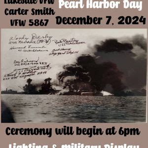 Pearl Harbor Ceremony, 12650 Lindo Ln, Lakeside, CA, 7 December 2024 ...