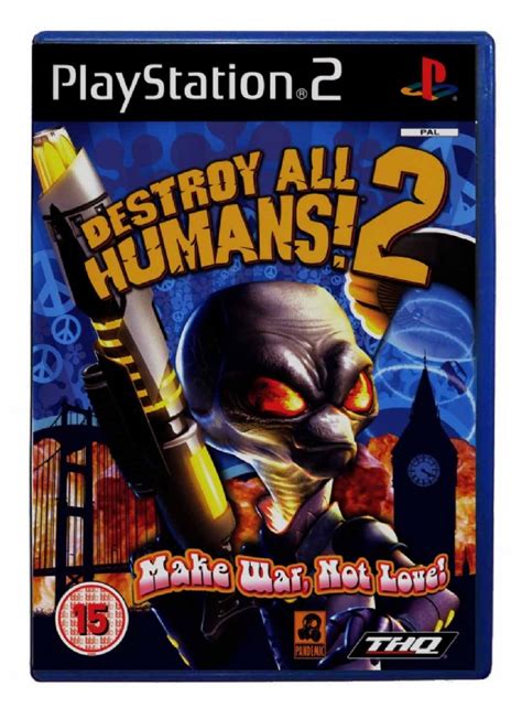 Image result for Destroy All Humans 2 PS2 Multiplayer