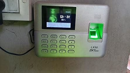 ZKTeco Biometric Fingerprint Time Attendance Device Size:18x13.5x4cms ...