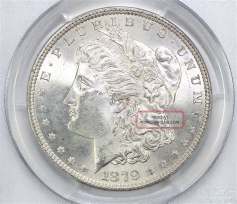 1879 Morgan Silver Dollar Ms 63 Pcgs (6797)