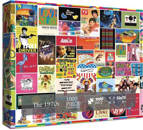 Amazon.com: 70's Puzzle 1000 Pieces for Adults : Toys & Games