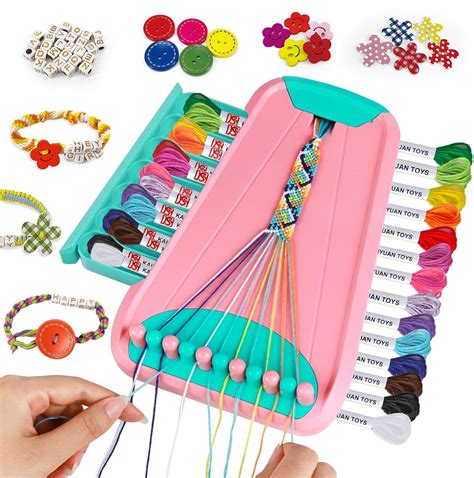 Amazon.com: Bracelet Making Kit for Girls - Friendship Bracelet Kit ...