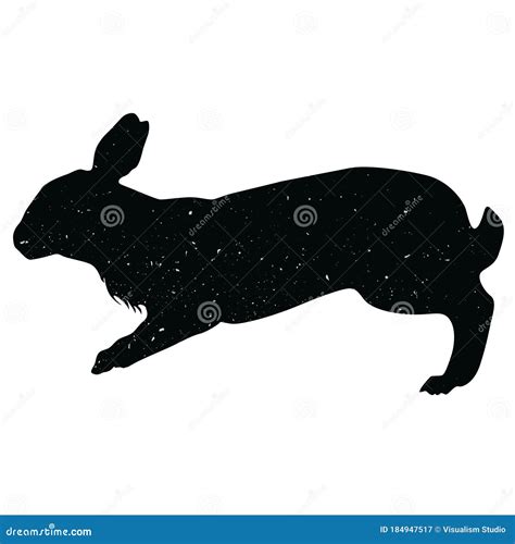 Rabbit, Shadow Puppet Icon, Cartoon Style Stock Photography ...