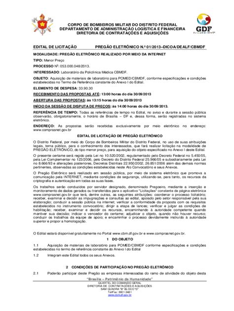 Preenchível Disponível O Fundo de Sade do CBMDF, na forma da Lei n ...