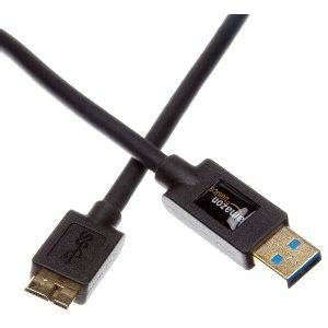 AmazonBasics USB 3.0 Cable - A Male to Micro B - 3 Feet (0.9 Meters ...