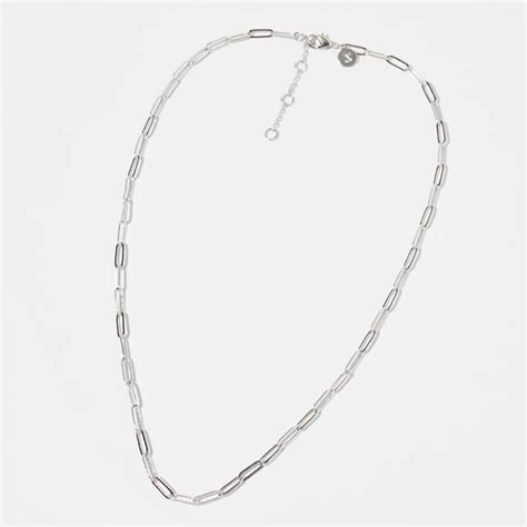 Buy Accessorize London Gold Plated Pl Paperclip Chain Necklace Online