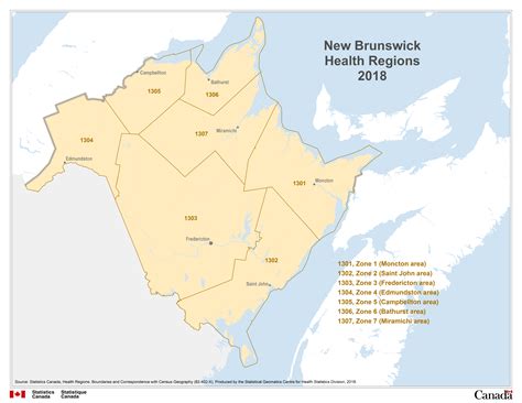 Nouveau Brunswick Map