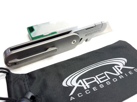 Magneto Razor Titanium EDC Box Cutter Utility Knife-MAGNETO-