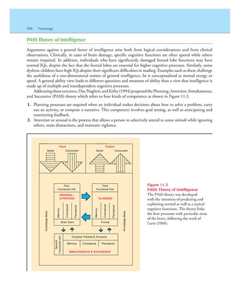 PASS intelligence general psychology bsc - 356 Psychology 1"44 5IFPSZ ...