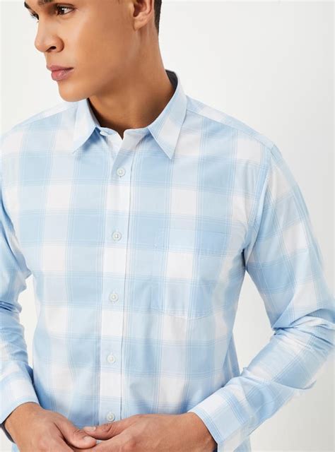 Buy Men Checked Regular Fit Casual Shirt Online at just Rs. 1049.0 ...
