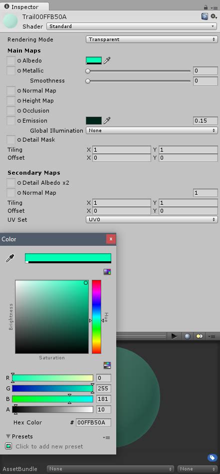 Image result for Unity Transparent Color