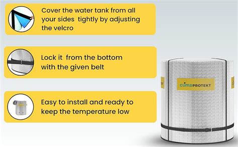 Chemzone Climaprotekt 500 Liters Water Tank Insulation Cover | Water ...