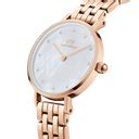 Petite Lumine - Watch with white mother of pearl dial | DW