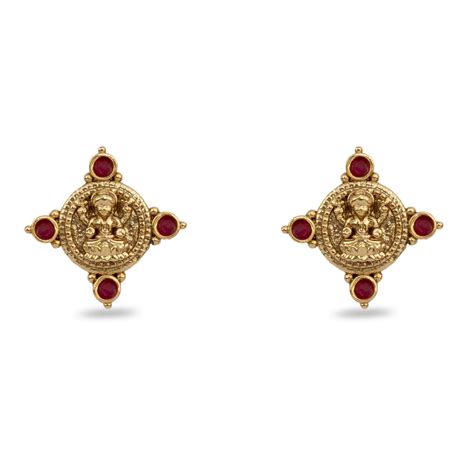 Shop Parthivi Temple Red Kempu Necklace Set | Tarinika - Tarinika India