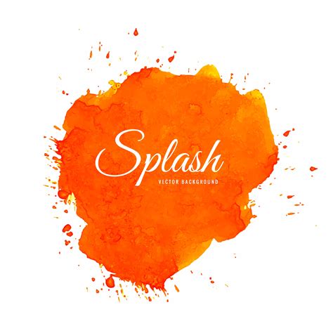 Image result for Orange Splash Vector