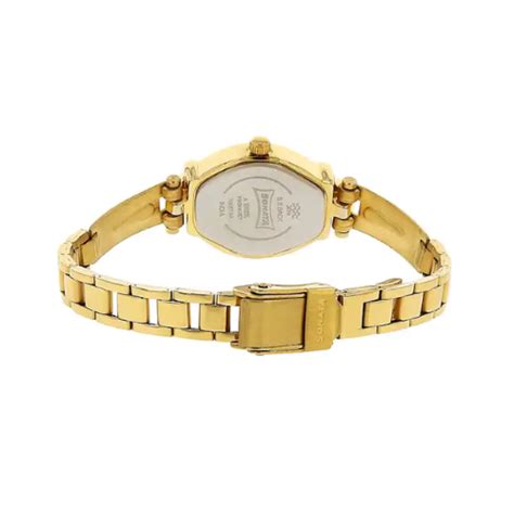 Sonata White Dial Golden Stainless Steel Strap Watch NR8068YM03 ...