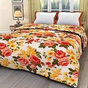 Buy LABNO Floral Printed Double Cotton Dohar Reversible Printed Dohar ...