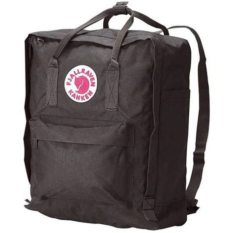 Fjallraven Kanken Classic Fabric Backpack - Black : Fjallraven: Amazon ...
