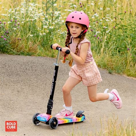 BOLDCUBE Big Fold | Three Wheel Scooter for Children Ages India | Ubuy