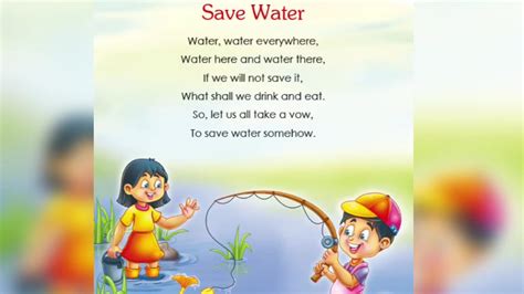 Save water - Water water everywhere song - YouTube