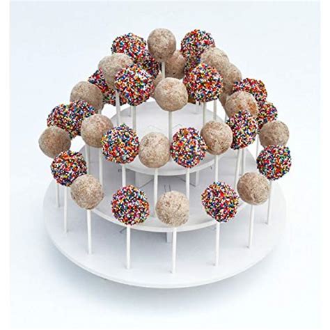 Buy Swabs® 3-Tier Display Cupcake Stand for Holding 42 Cake Pops and 21 ...