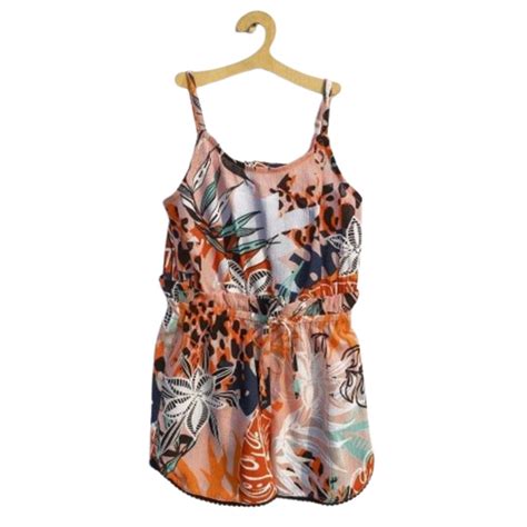 Bright Floral Playsuit – Mama and Peaches