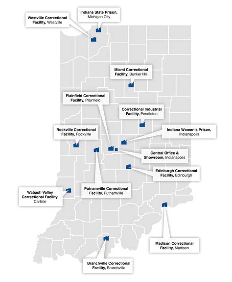IDOC: Indiana Correctional Industries: Locations