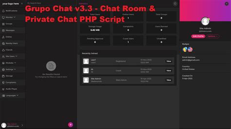 PHP Chat Script 的图像结果