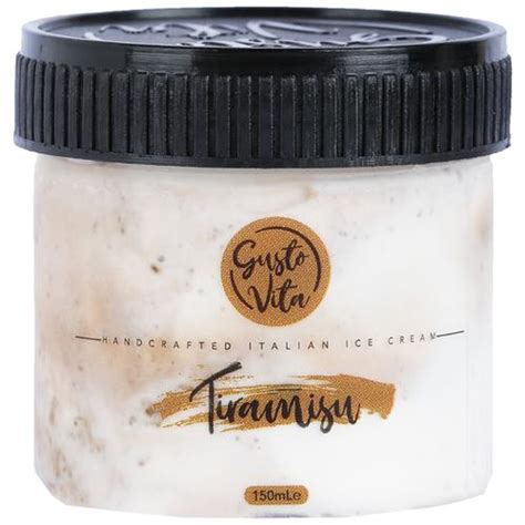 Buy GustoVita Handcrafted Italian Ice Cream - Tiramisu, Rich Flavour ...