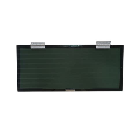 30" x 14" Tinted Glass Hinge Blind Window - Zero 4 Outdoors